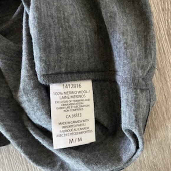 NWT True North 100% Marino Wool Long Sleeve T Shirt Men's M - Picture 8 of 9